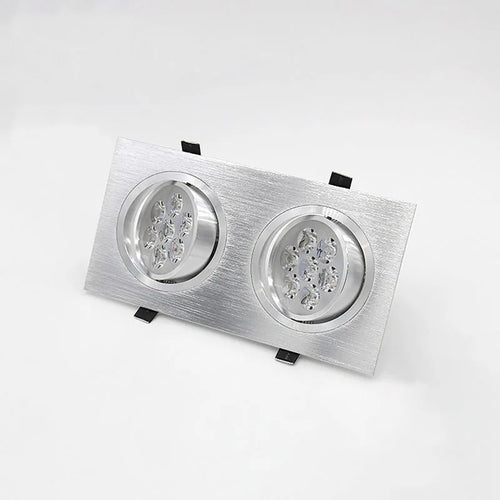 spots led encastrables carrés à intensité variable pour éclairage intérieur