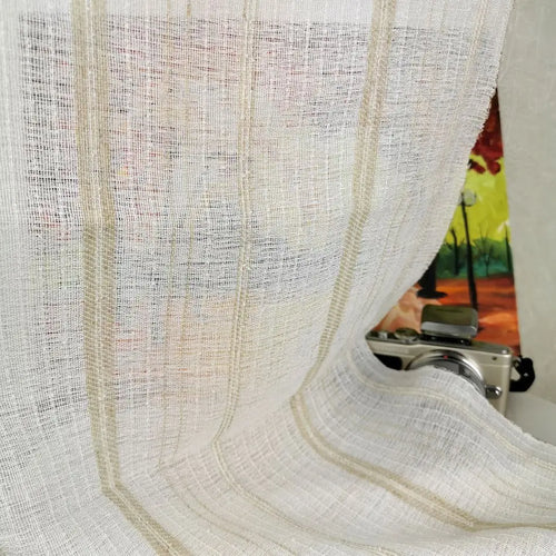 Rideau rayé style européen pour salon chambre intérieur