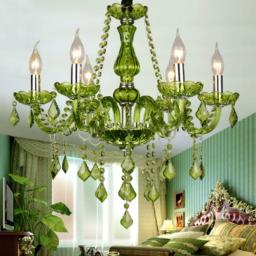 lustre en cristal de luxe pour mariage et restauration - vue 2 sur 13