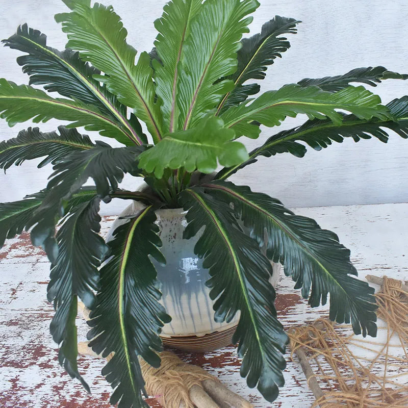 plantes artificielles tropicales fougères et feuilles décoratives - vue 3 sur 7