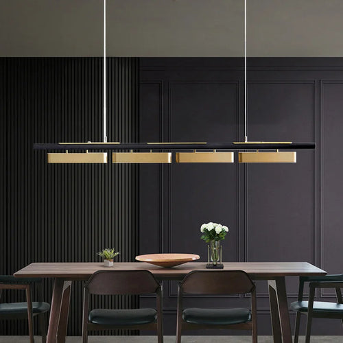 Modern minimalist Nordic designer chandelier for luxury spaces - vue 3 sur 7
