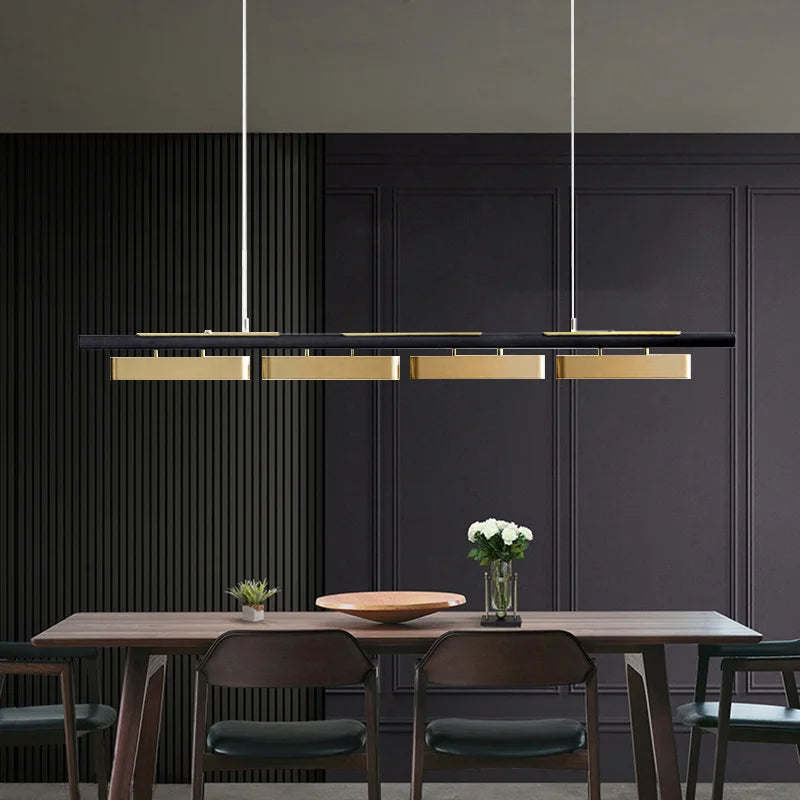 Modern minimalist Nordic designer chandelier for luxury spaces - vue 2 sur 7