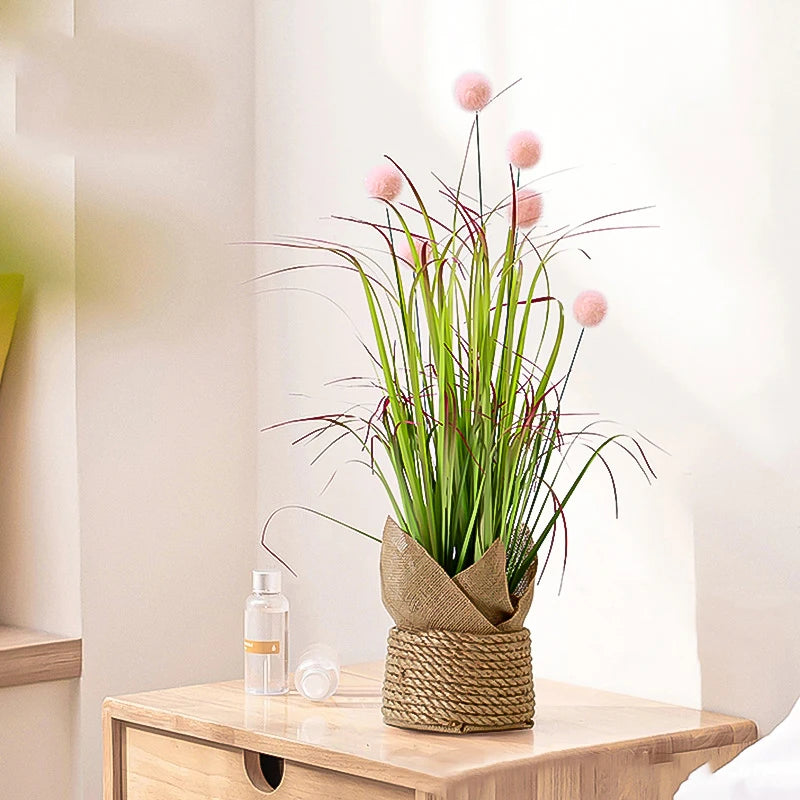 plante artificielle tropicale en pot pour décoration intérieure et festive - vue 8 sur 7