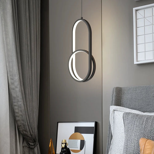 suspension de style moderne minimaliste de luxe - vue 3 sur 8