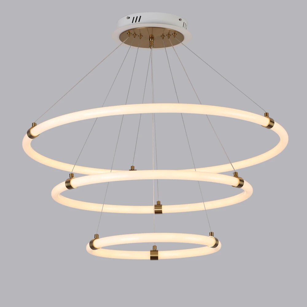 Lustre led nordique moderne décoration - vue 4 sur 10