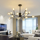 Lustre Nordique LED Salon Chambre Cuisine Boule de Verre moléculaire