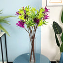Large artificial lily branches with realistic foliage for decoration