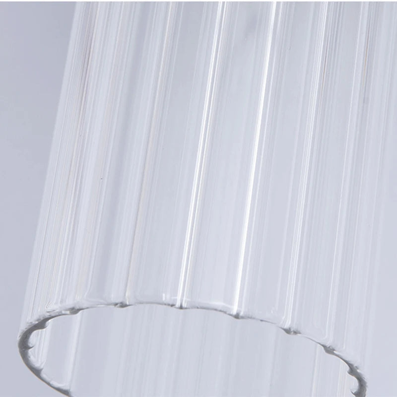 applique murale led moderne en verre doré décoratif d'intérieur - vue 6 sur 8