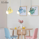Nordic minimalist pendant light with adjustable angle