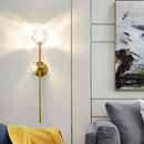Minimalist Nordic crystal wall light modern design indoor lighting