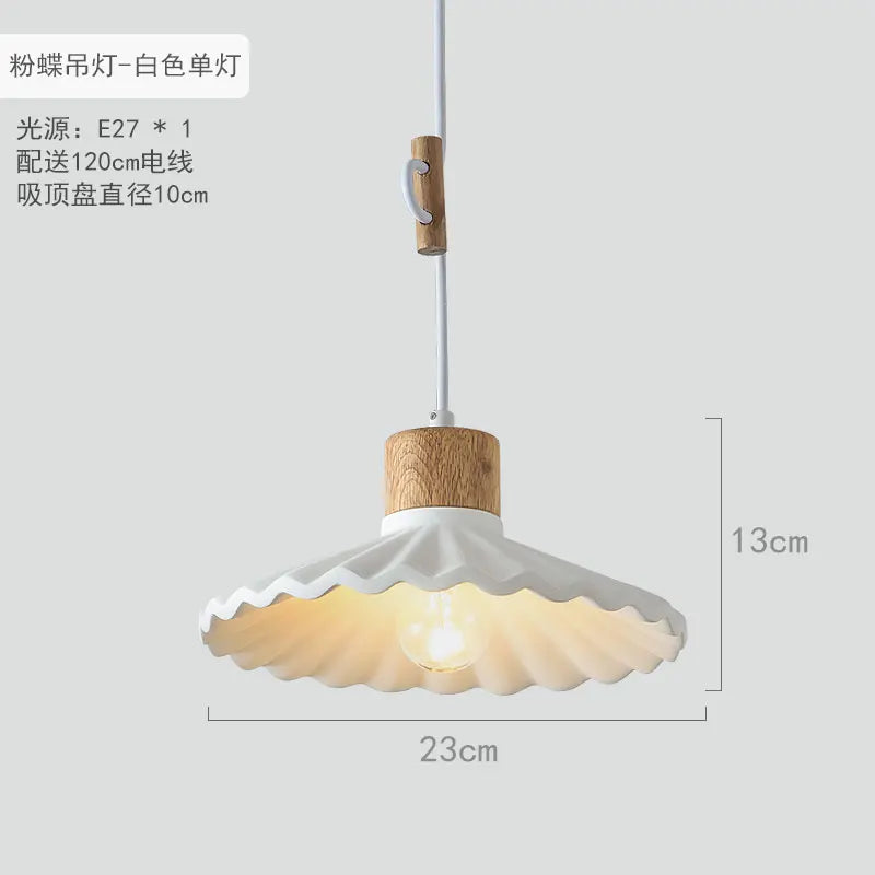 suspension moderne simple led en ciment nordique - vue 14 sur 16