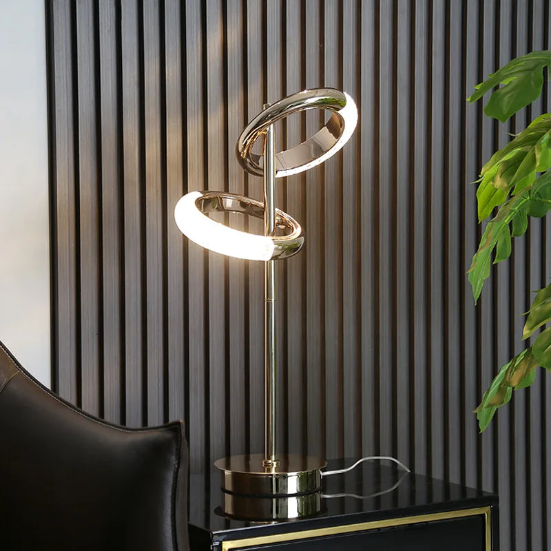 lampadaire led moderne en fer acrylique pour décoration intérieure - vue 6 sur 8