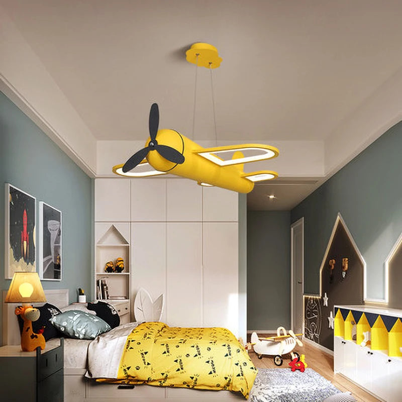 suspension led intelligente design nordique pour chambre d'enfant - vue 6 sur 10