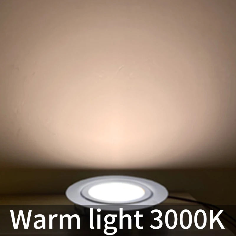 Stainless steel waterproof LED spotlight for outdoor and boat - vue 6 sur 8
