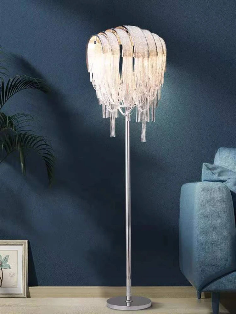 lampadaire décoratif post-moderne nordique en aluminium