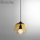 suspension en verre nordique créatif design moderne et élégant