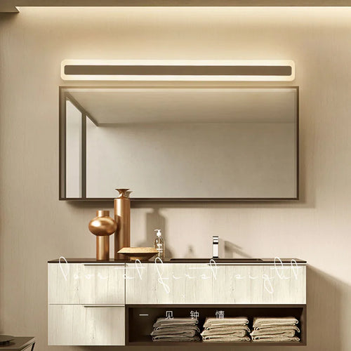 NEO Gleam 16W/24W/32W/40W/48W 40/60/80/100/120CM simple applique moderne luminosité étanche salle de bain LED miroir applique lumineuse - vue 3 sur 6