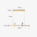 Nordic minimalist creative wooden LED pendant light