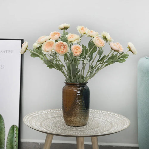 fleurs en soie artificielles de lotus pour décoration intérieure - vue 2 sur 11