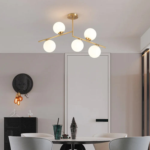 Lustre Moderne Simple Nordique - vue 3 sur 8