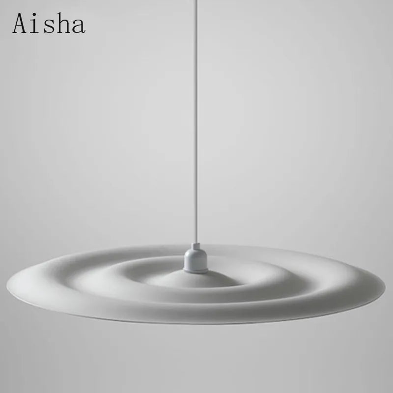 Minimalist iron pendant light for modern interior decor - vue 3 sur 7