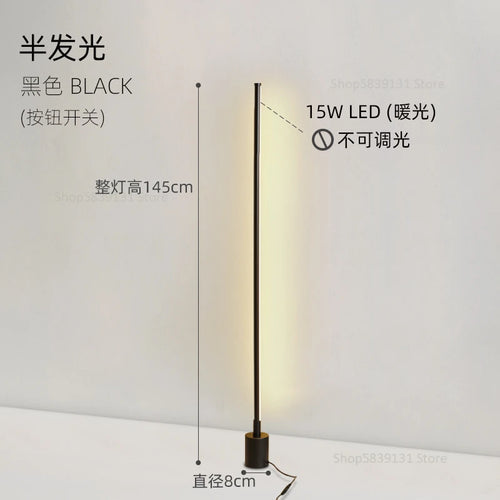 Modern nordic minimalist 360-degree super bright floor lamp - vue 9 sur 14
