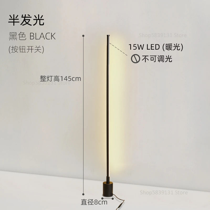 Modern nordic minimalist 360-degree super bright floor lamp - vue 8 sur 14