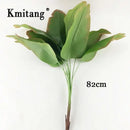 grandes plantes artificielles monstera et bananier pour décoration intérieure
