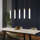 Nordic minimalist long tube acrylic LED pendant light