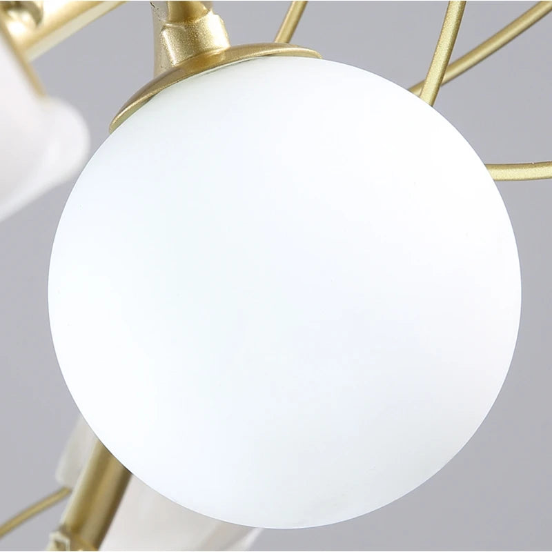 lustre nordique design pour décoration intérieure élégante et romantique - vue 7 sur 11