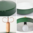 lustre en bois massif style nordique pour bar et café
