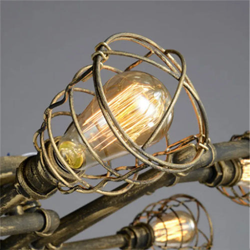 Lampe à conduite d'eau rétro américaine