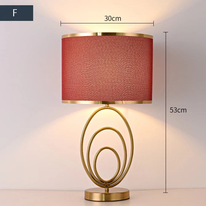 Postmodern Nordic minimalist luxury table lamp - vue 9 sur 12
