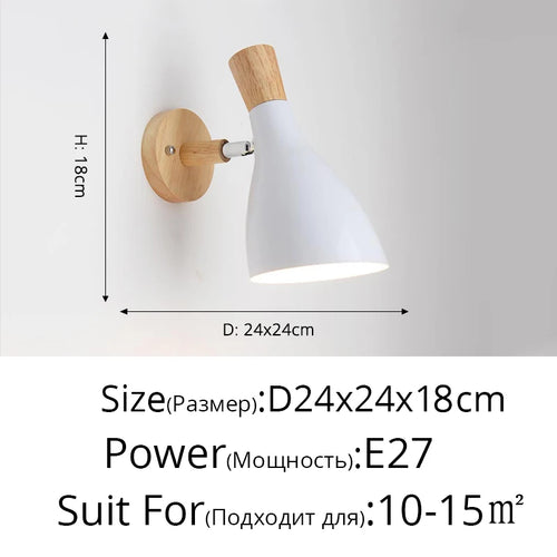 Led wall light for minimalist european interior decor - vue 21 sur 22