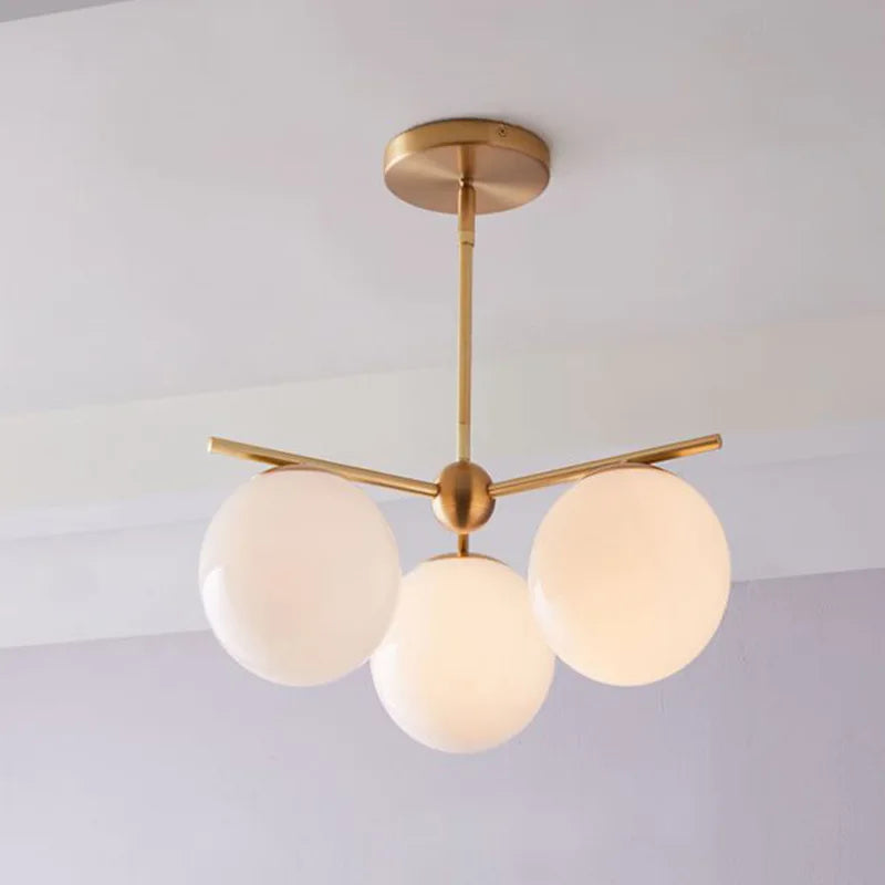 lustre led moderne décoratif nordique pour cuisine restaurant - vue 2 sur 8