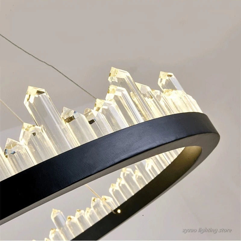 suspension en cristal moderne pour décoration intérieure élégante - vue 5 sur 10