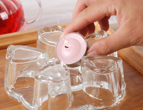 service à thé verre double paroi infuseur 800ml