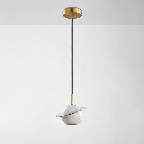 suspension marbre simple style planétaire pour bar hôtel magasin