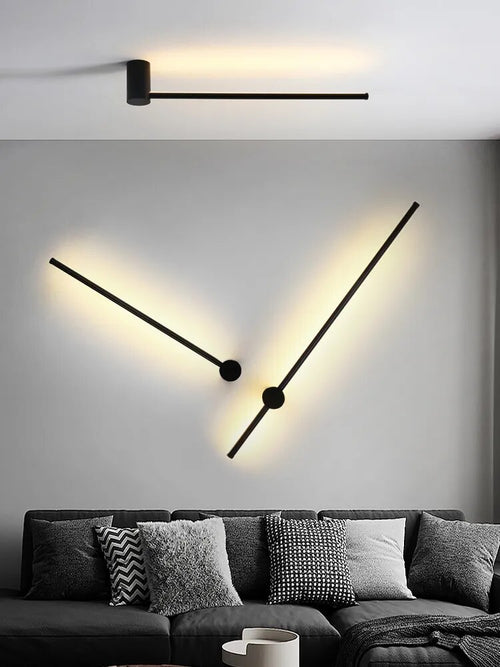 Applique murale minimaliste à longue bande - vue 6 sur 12
