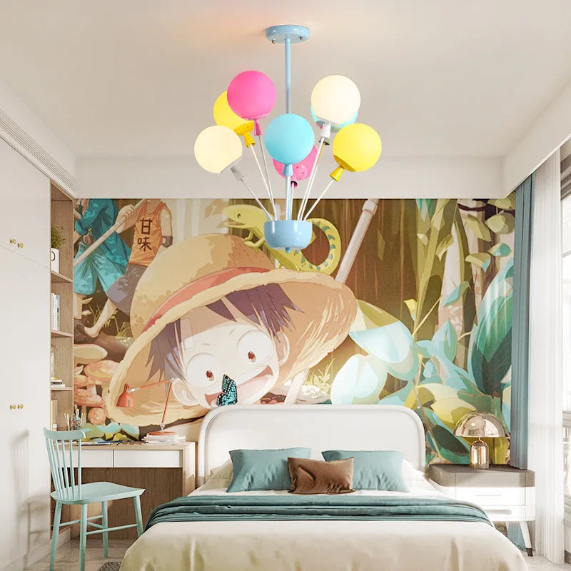 Lustre enfant en forme de ballon - vue 7 sur 9