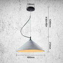 lustre en béton design loft pour bar et restaurant