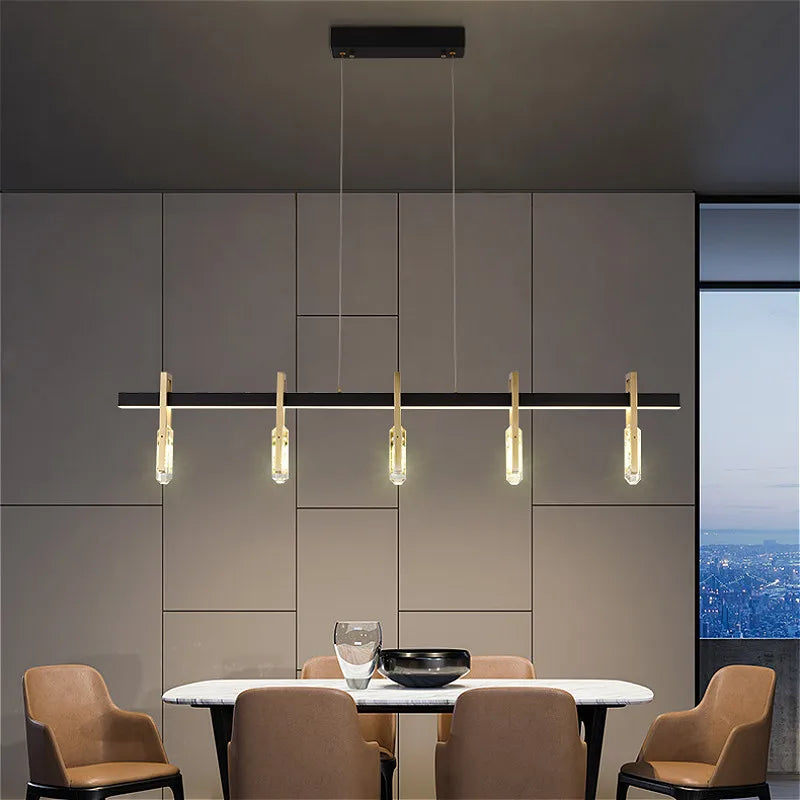 suspension en cristal postmodernes pour décoration intérieure nordique