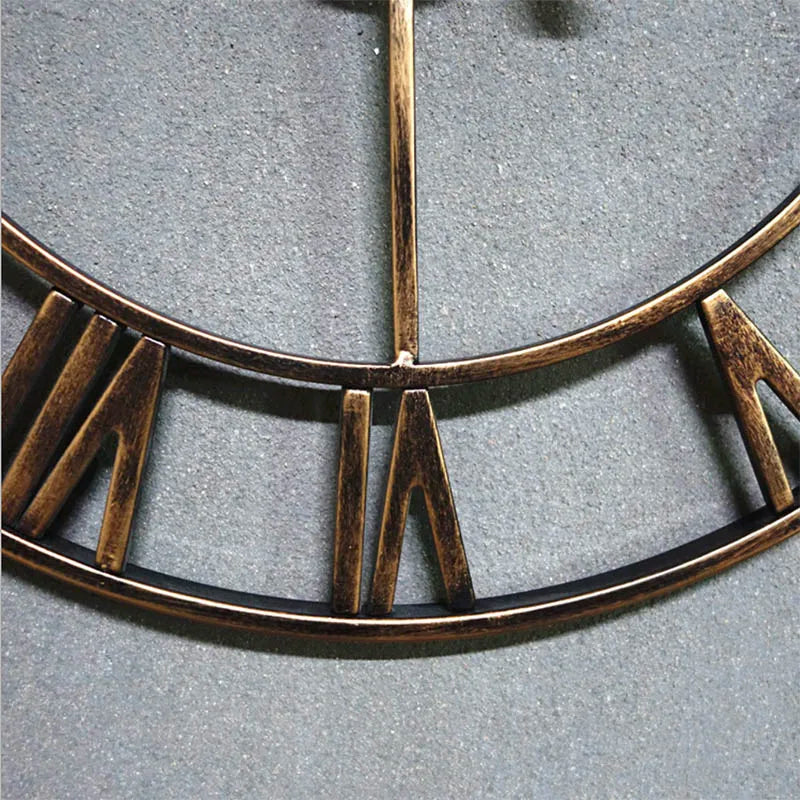 horloge murale design moderne en métal style 3D - vue 6 sur 10