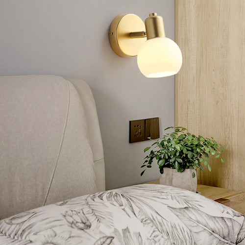 applique murale led 3 têtes lumière chaude/froide/blanc - vue 6 sur 9