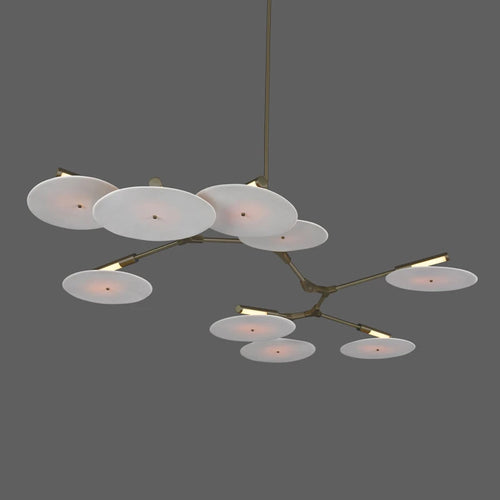 Nordic postmodern designer chandelier - vue 3 sur 6