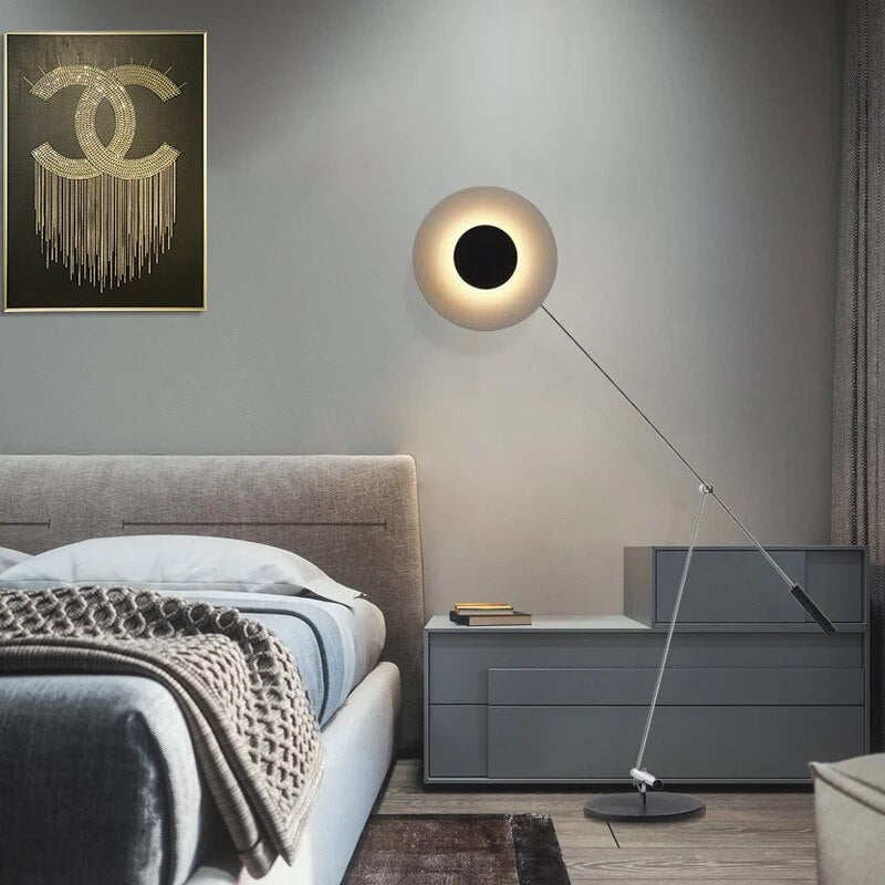 Lampadaire Post-moderne en métal pour salon