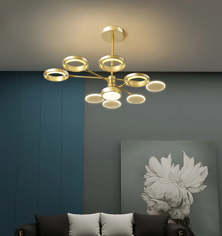 plafonnier nordique design élégant pour décoration intérieure moderne - vue 5 sur 14