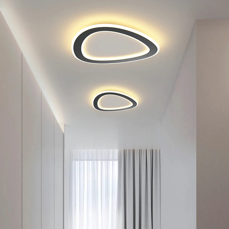 Minimalist nordic LED ceiling light for indoor lighting - vue 4 sur 15