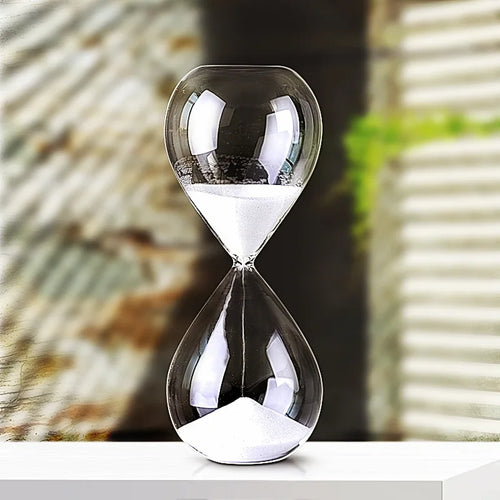 sablier en verre décoratif pour maison ornements pratiques - vue 2 sur 11