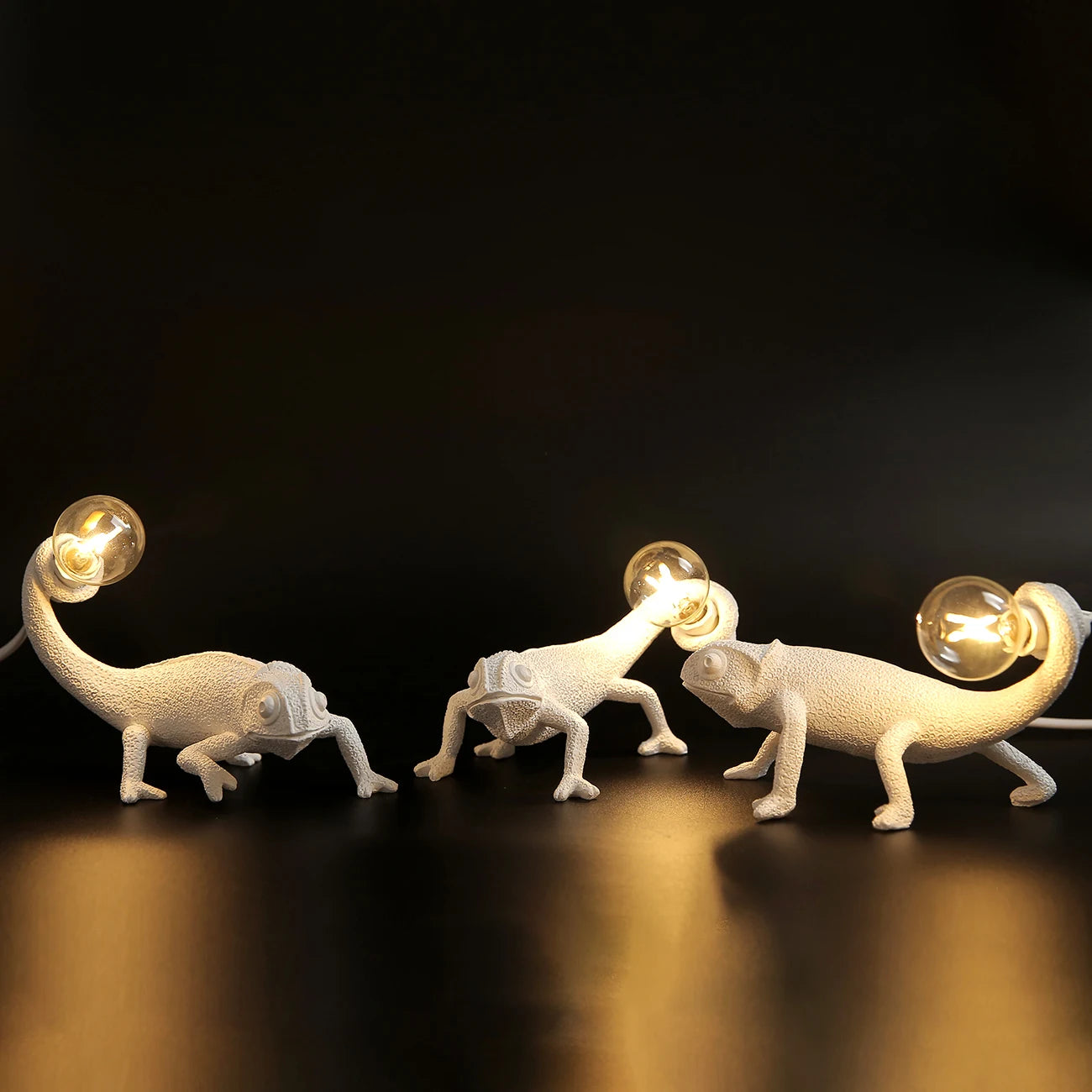 applique murale lézard mignon en résine luminaire de nuit - vue 7 sur 11